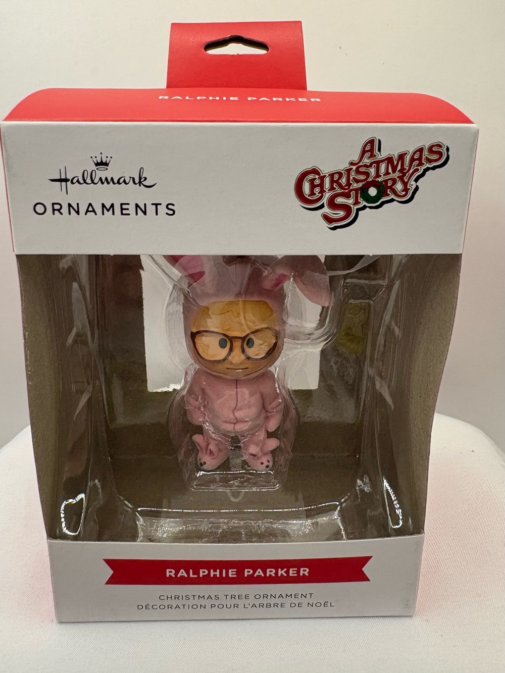 Hallmark “A Christmas Story” Ralphie Parker Pink Rabbit Ornament